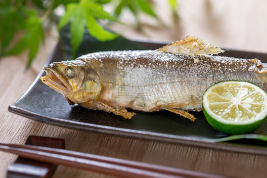 鮎の塩焼き