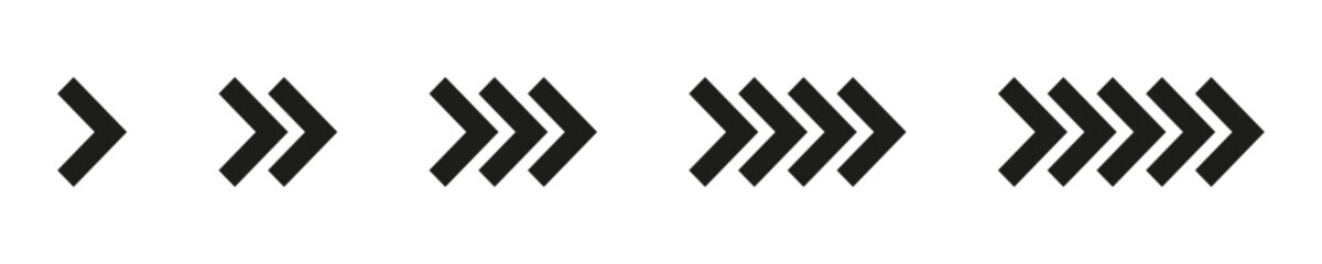 Set arrow icon. Set black arrows symbols. Blend effect.  Vector illustration