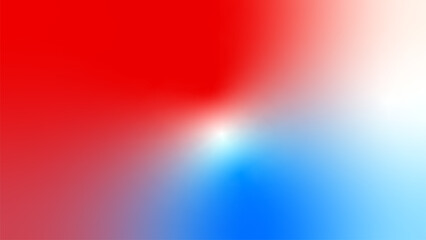 Abstract red white cyan blue flag color gradient background