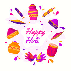 Happy Holi Background