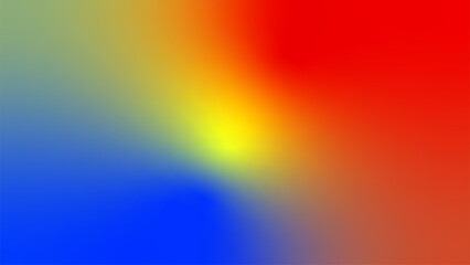 Red yellow blue flag color gradient background