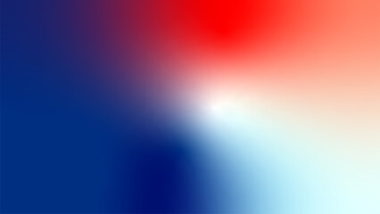 abstract red white blue tricolor flag gradient background
