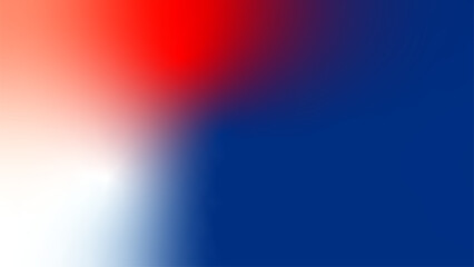 abstract red white blue tricolor flag gradient background