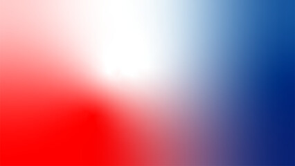 abstract red white blue tricolor flag gradient background