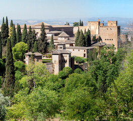 Fototapeta na wymiar View of Alhambra