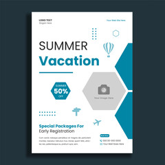 Summer Vacation Flyer Template