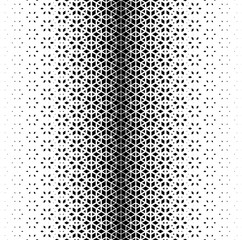 Geometric pattern of black figures on a white background.Option with a SHORT fade out.Japanese classical pattern in style kumiko.