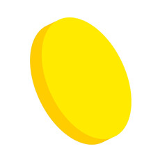 blank coin icon background, golden coin icon