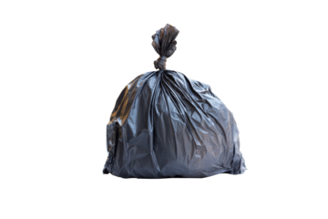 Garbage bags isolated on white background. Garbage bags isolated with clipping path.