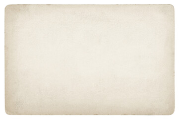 Vintage paper background isolated - (clipping path included)