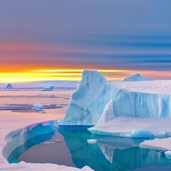 iceberg in polar regions