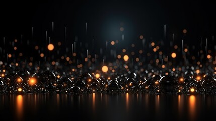 Fototapeta na wymiar Sparkling Luxury: Glitter, Bokeh Sparkles, and Particles. Generative AI