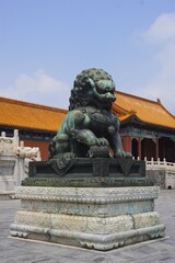 Beijing Palace Museum Stone Lion