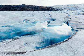 Grey Gletscher in Patagonien im Nationalpark Torres del Paine, Chile