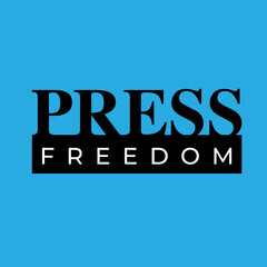 Design for celebrating world press freedom day
