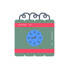 Bomb Threat icon in vector. Illustration