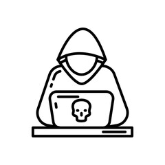 Fraud icon in vector. Illustration