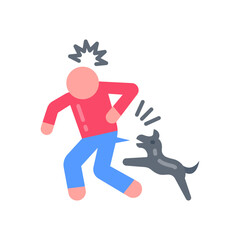 Animal Attack icon in vector. Illustration
