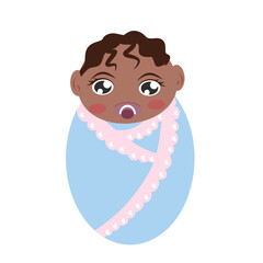 Cute baby illustration.newborn.adorable infant.