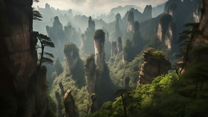 Nature's Symphony: Photographing the Serene Beauty of Zhangjiajie's Forest Park