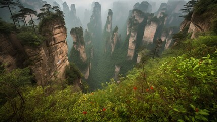 Nature's Kaleidoscope: Reveling in the Vibrant Colors of Zhangjiajie's Flora and Fauna