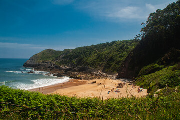 beach and sea