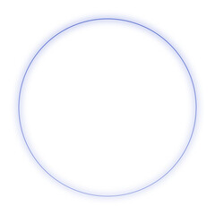 Frame Neon circle frame with glowing gradient ring with colorful. Futuristic portal concept. Vector illustration