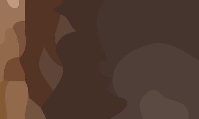 Aesthetic brown abstract background with copy space area. Suitable for poster and banner