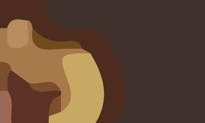 Aesthetic brown abstract background with copy space area. Suitable for poster and banner
