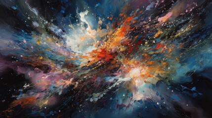 Obraz na płótnie Canvas [LANDSCAPE] Galactic Wonders: Exploring the Mysteries of the Universe