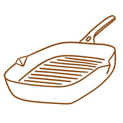 kitchenware_steak pan with stick_pan_file png
