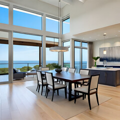 modern dining room