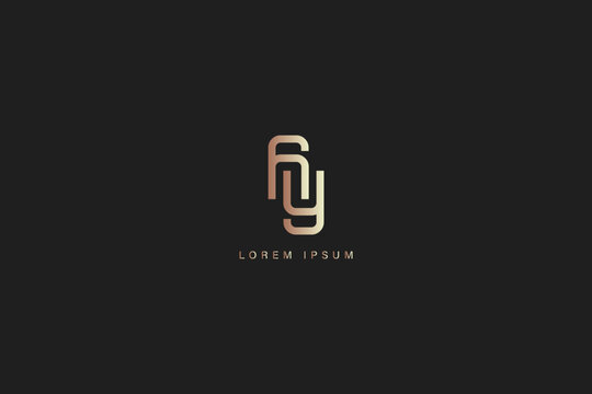 6y modern luxury typography logo design, 6y icon, 6y lettering