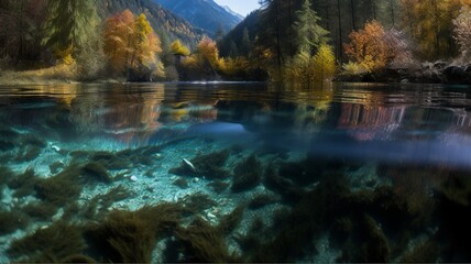 Reflections of Beauty: Mirroring Jiuzhaigou Valley's Scenic Splendor in Tranquil Lakes