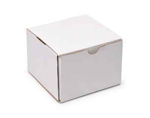  White blank paper packaging box
