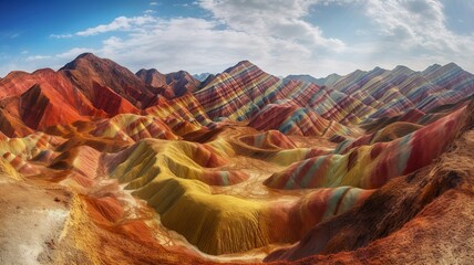 Nature's Palette: Capturing the Vibrant Colors of Zhangye Danxia Landform