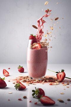Delicious Smoothie Splash Diet Healthy Smoothie Strawberry Smoothie Chocolate Smoothie Peanut Butter Smoothie