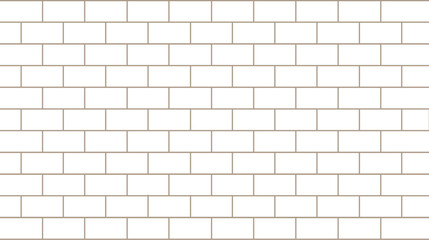 White brick wall as stone background