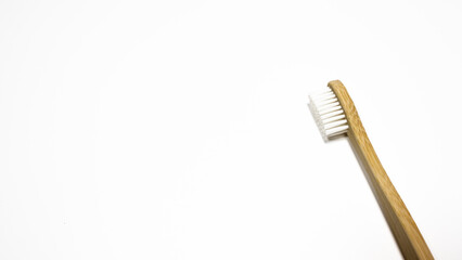 Toothbrush on a white background. Dental care concept.