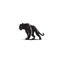 animal panther black illustration vector © Rapit