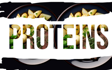 Eat healthy, full of nutrients and high in protein
