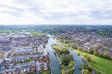 Keuken foto achterwand Historisch monument Beautiful View of the Caversham and River Thames, Reading, South England