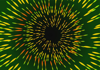 abstract background with rays