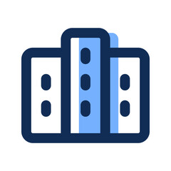 condo filled line icon