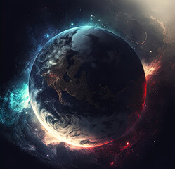 earth in space