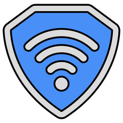 Premium download icon of internet security 