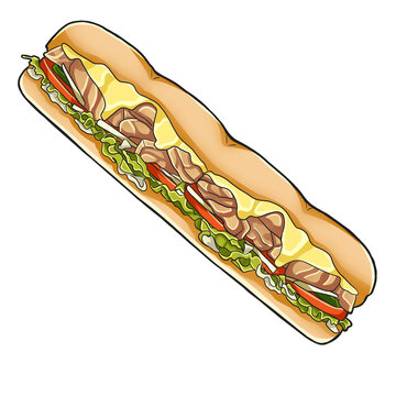 Chicken teriyaki sandwich 