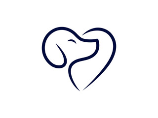 modern pet health illustration vector logo	
