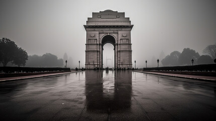 India gate delhi, generative ai