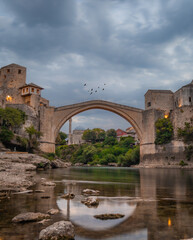Fototapeta na wymiar Mostar, old bridge